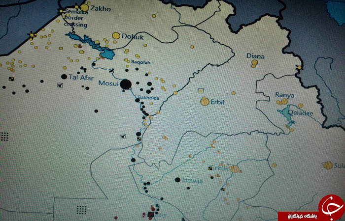 فاصله داعش از مرزهای ایران بیش از  80 تا 200 کیلومتر